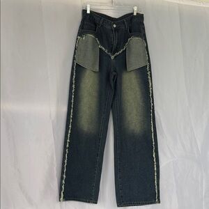 Stylish Black and Gray Men's Jeans